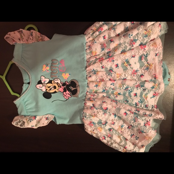 💕EUC💕 Minnie Mouse TuTu Cute Onesie - Picture 1 of 5